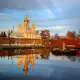 . Снимка на Златна есен в Санкт Петербург
