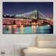 . Снимка на Картина пано за стена от 1 част с изглед от Бруклинския мост