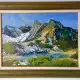 . Снимка на Пирин планина, връх Синаница с езерото, картина