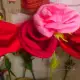 . Снимка на Уникални рози ръчна изработка с височина 1 метър.