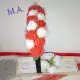 . Снимка на Диадема с цветя (Рози ) цвят червен и бял