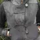 . Снимка на Топло дамско зимно яке с качулка с пух на качулката.Намален