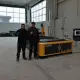 . Снимка на Фибро лазерна машина Fiber Laser 1000W последно поколение.