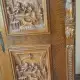 . Снимка на Голям, дъбов, бароков, трапезен шкаф с изящна дърворезба