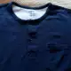 . Снимка на Синя мъжка риза без яка с дълъг ръкав Livergy №48 - 50