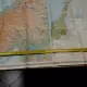 . Снимка на Норвегия физико географска карта М 1:2000 000 размер 62см 85
