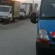. Снимка на Транспорт и хамалски услуги с падащ борд Пазарджик и странат