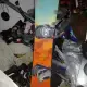 . Снимка на сноуборд росиньол с прецизни автомати бьртан