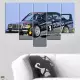 . Снимка на Декоративно пано за стена от 5 части - Mercedes - Benz 190 E 1