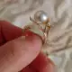 . Снимка на Многослоен пръстен с голяма перла