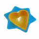 . Снимка на Силиконови форми за кекс 2 броя - звезда и сърце