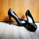. Снимка на Елегантни дамски обувки, естествена кожа, висок ток, Tendenz