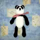 . Снимка на Плетена играчка Панда