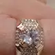 . Снимка на Масивен пръстен с диамант и цирконий