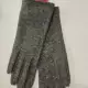 . Снимка на Дамски ръкавици кашмир в сив цвят - 9