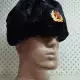 . Снимка на Мъжка руска шапка в черен цвят с еко косъм - 2