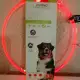 . Снимка на LED светещ нашийник с USB зареждане, об. на врата 20 - 65см