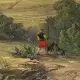 . Снимка на 1854г ВАРНА България Голяма Цветна ЛИТОГРАФИЯ